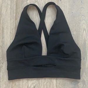 Free People Black Bra